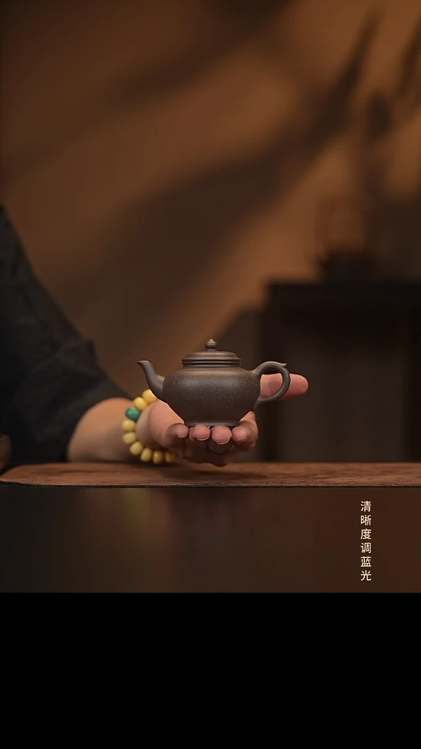 允禾斋  紫砂壶  笑樱  天青