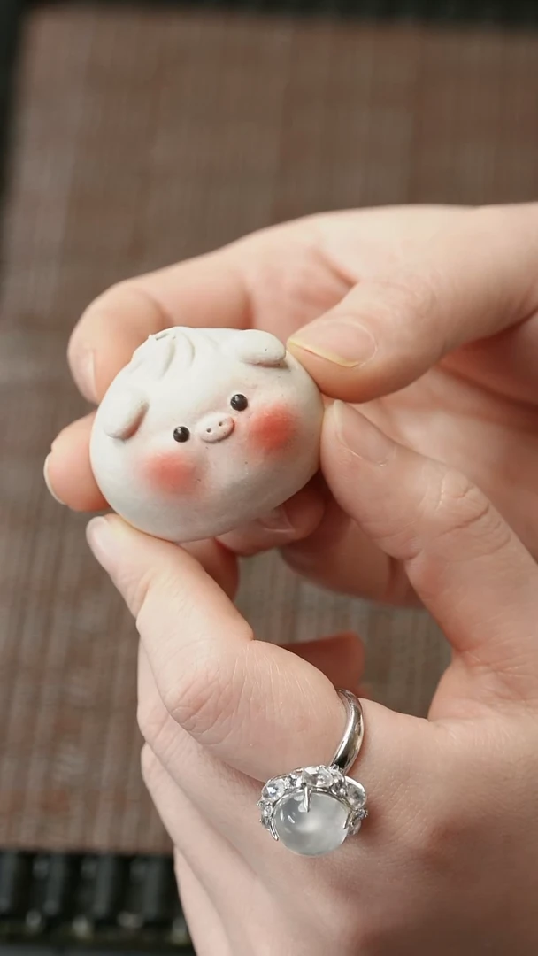 【闪购商品】紫砂茶壶茶宠-小猪包