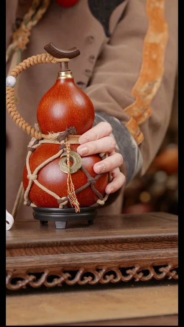 15号精品天然大漆酒葫芦一物一拍~