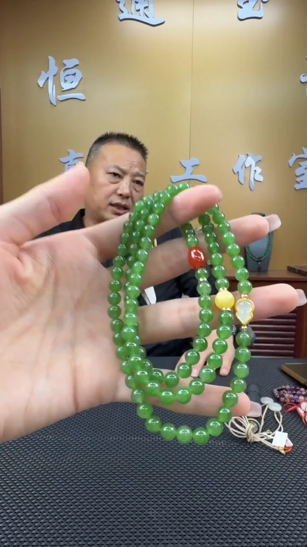 颈饰未镶嵌和田玉项链5-6mm