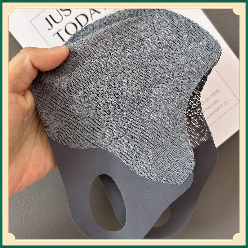 蕾丝防晒口罩女 XMJJ冰丝高颜值夏季立体护眼角透气轻薄防【悦成】