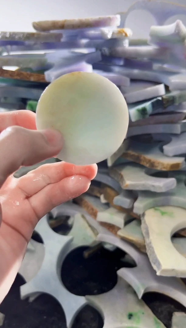 裸石翡翠缅甸翡翠A货文5572