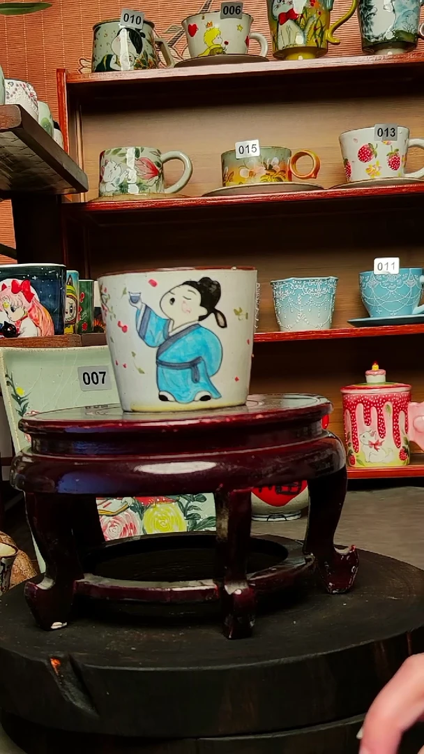 摆件陶景德镇高温手作陶瓷有瑕