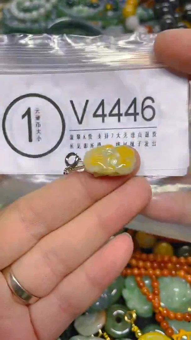 颈饰未镶嵌翡翠/ V /翡翠A货，一件也是批发价