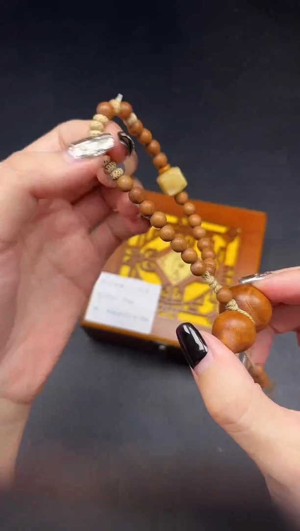 白玉菩提手串手串孤品