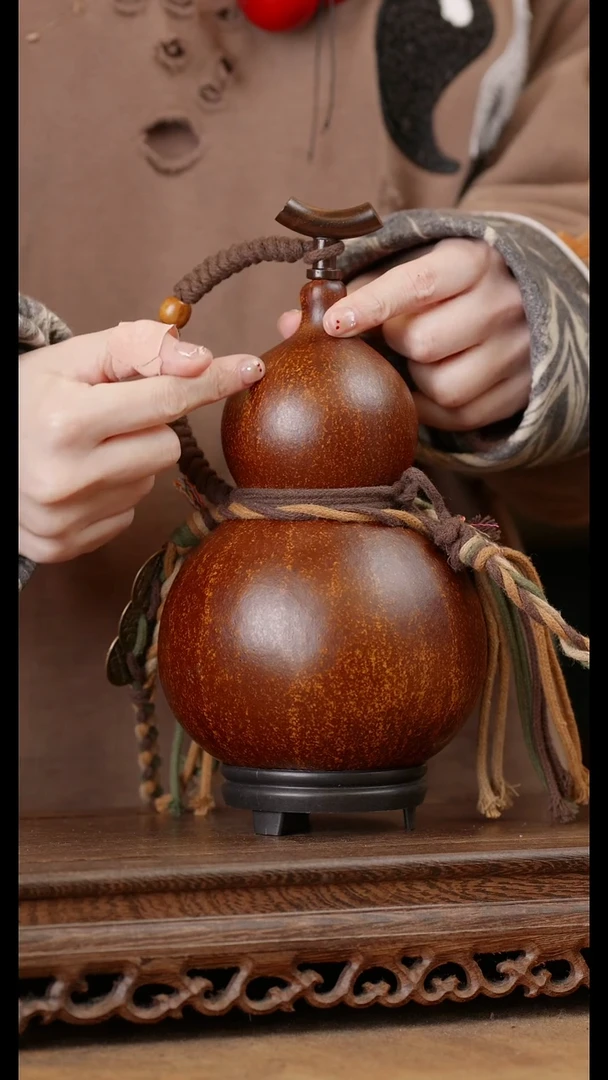 122号精品天然大漆酒葫芦一物一拍~