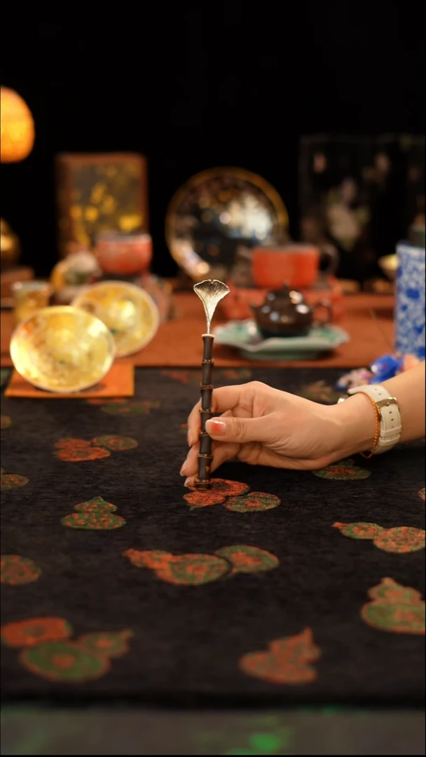 叶子·茶勺·······