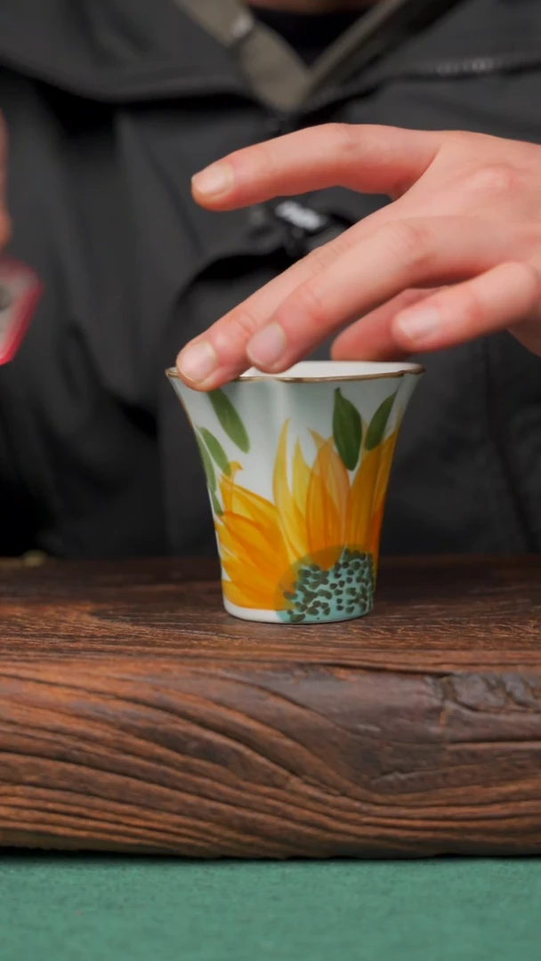 【闪购商品】瓷片18景德镇杯釉下手工手绘瓷器