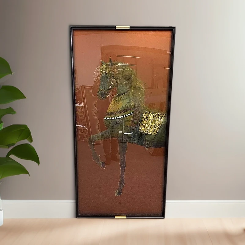 T3【铜雕工艺马到成功】现代简约客厅卧室客厅挂画走廊入户门