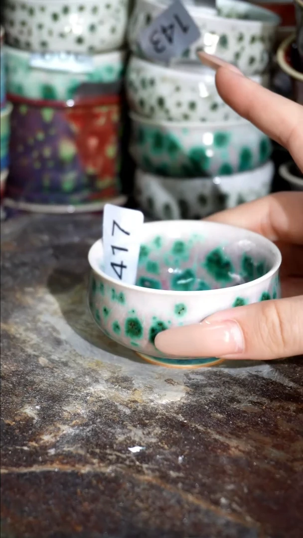 摆件精品窑变钧瓷茶器