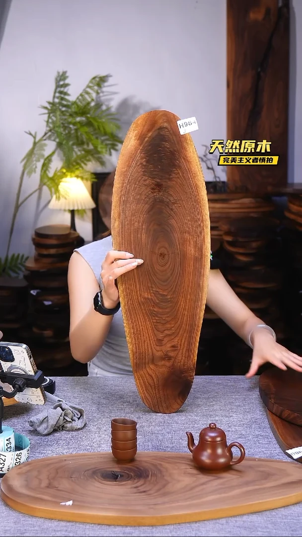 木北美黑胡桃原木.干裂疤结不属于商品质量问题完美主义者慎拍
