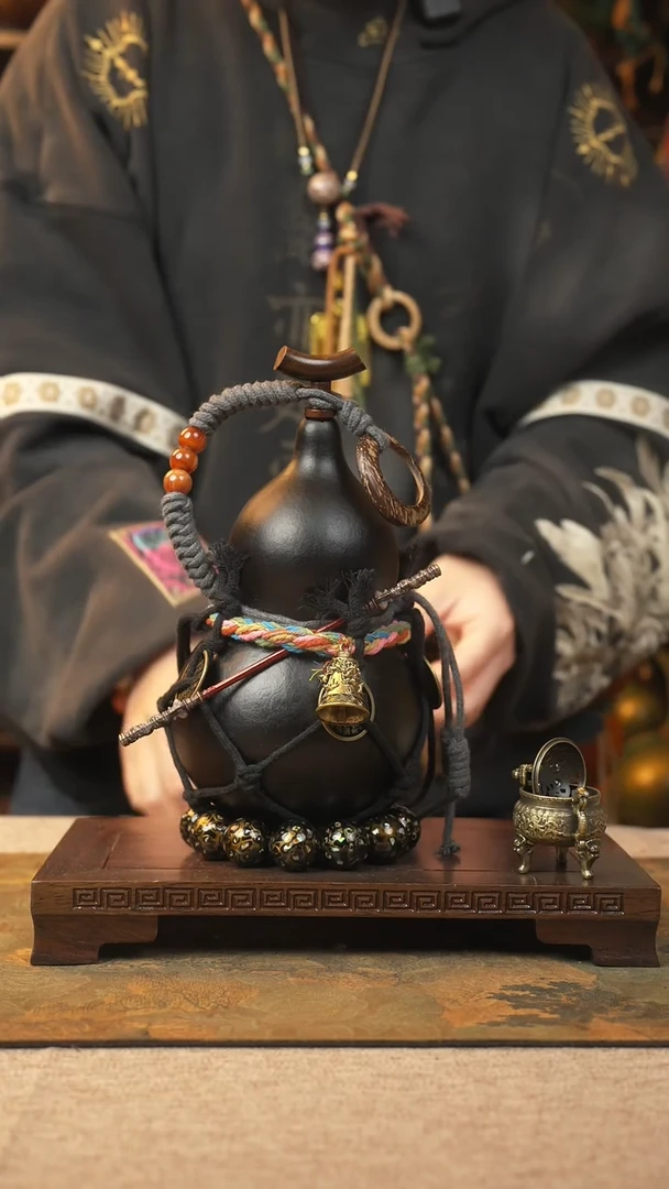 【闪购商品】053大漆葫芦一物一拍记葫堂出品