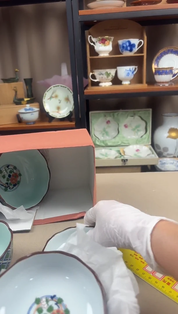 瓷片老*伊万里碗盏