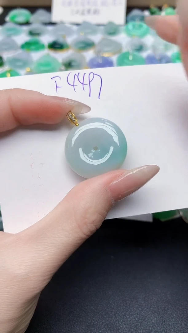 颈饰未镶嵌翡翠天然缅甸A货翡翠百元以上9元证书费自理