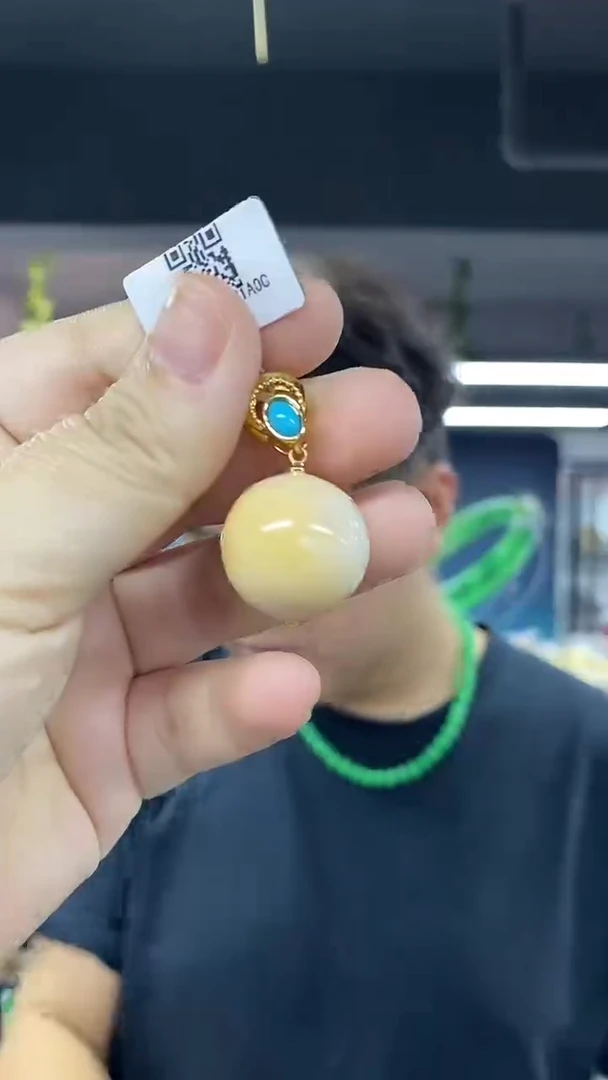 蜜蜡颈饰未镶嵌多样性发其一颜色微差