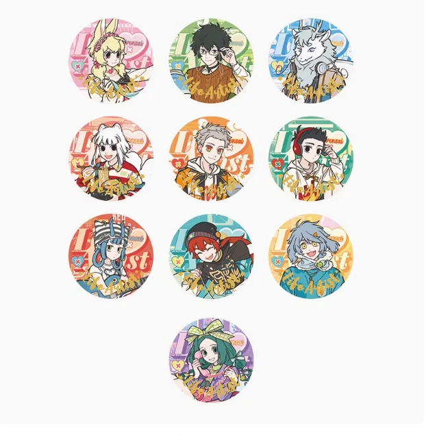 【非人哉】生活艺术家徽章镭射票拍立得