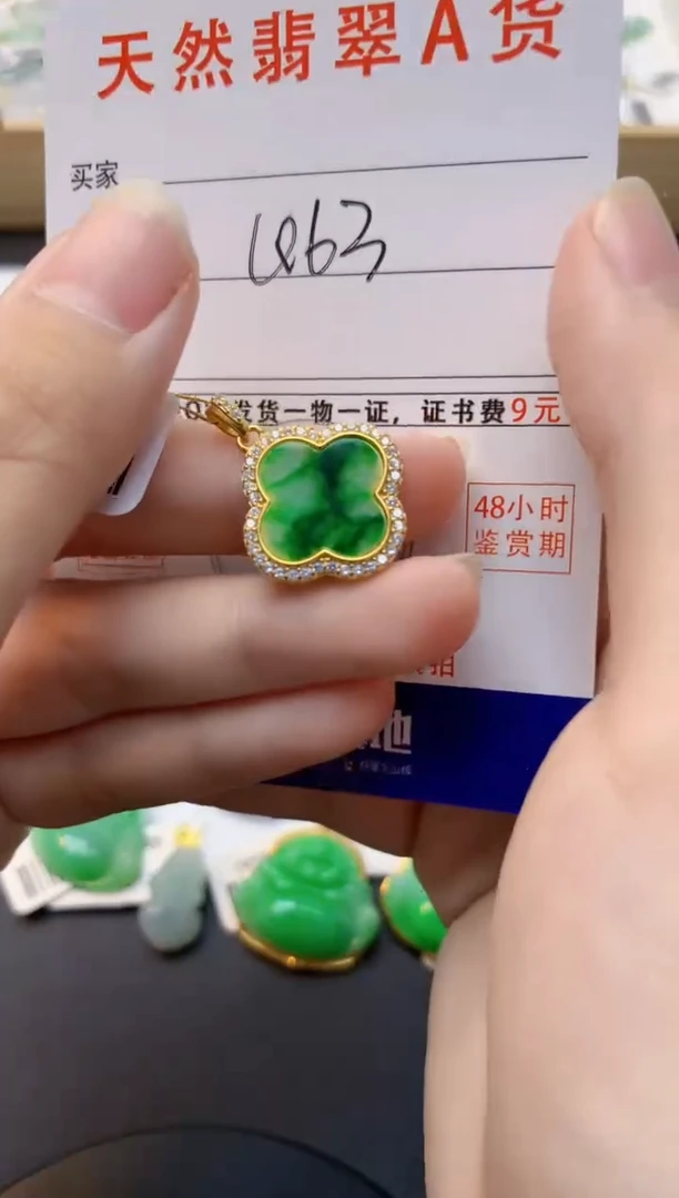 颈饰未镶嵌翡翠天然缅甸A货翡翠