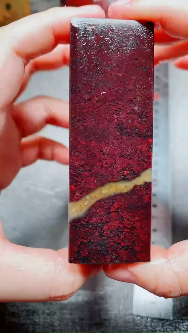 玉桂林鸡血玉素章3.0左右--2