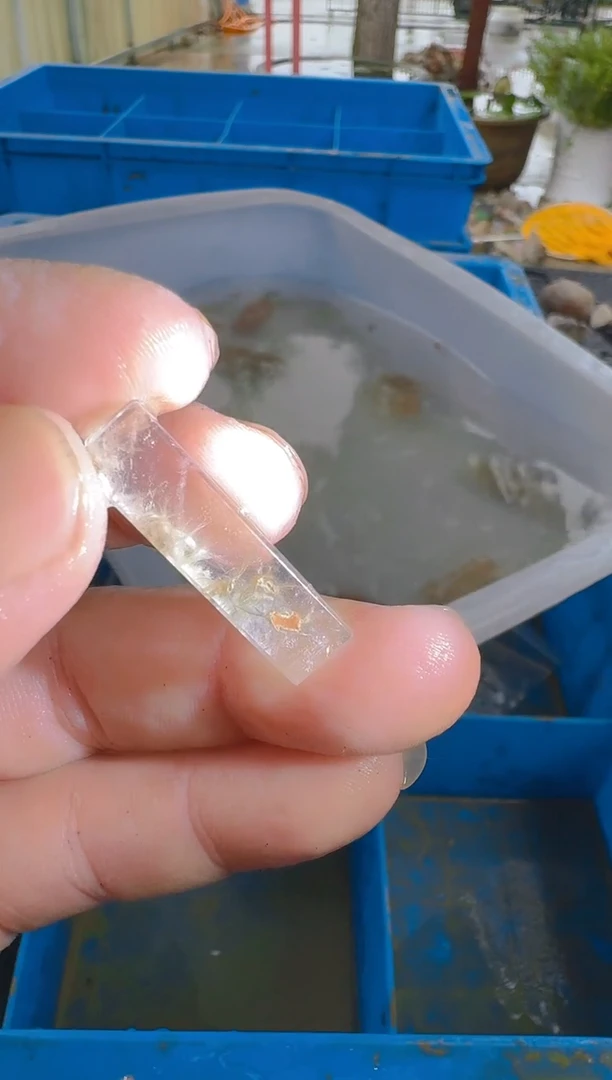 未镶嵌珠宝半成品水晶牙**压牙牙，水晶