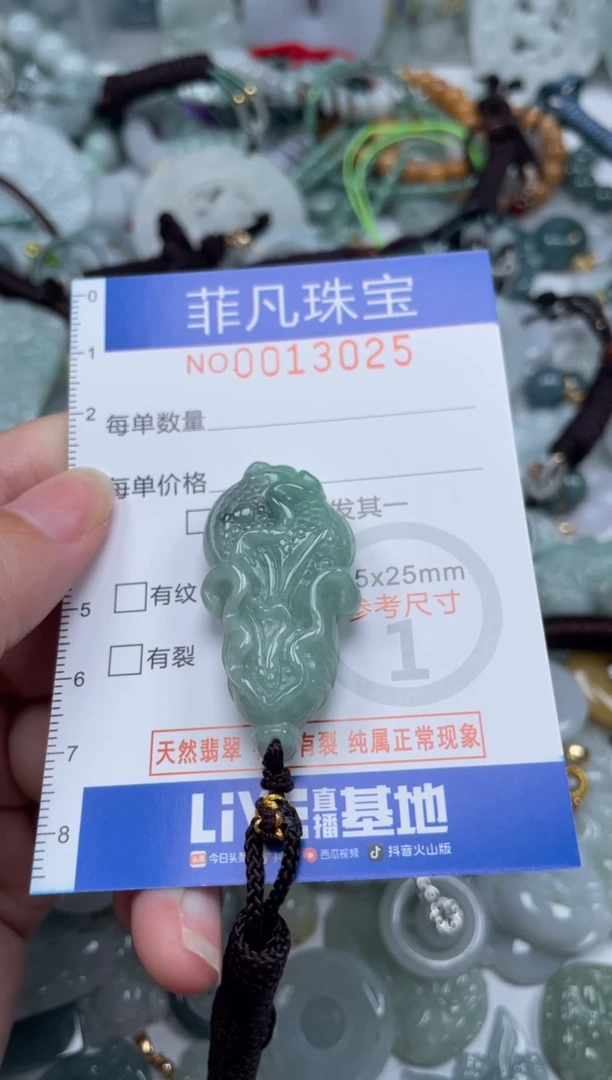 颈饰未镶嵌翡翠13025