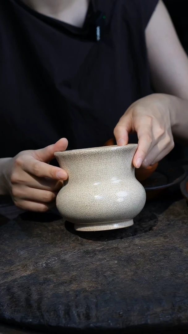 潮州全手工原矿砂铫壶白泥建水