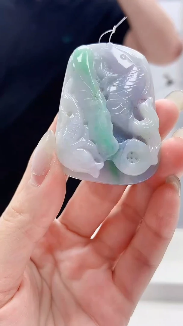 定制翡翠未镶嵌5125lr- 毛货挂件87
