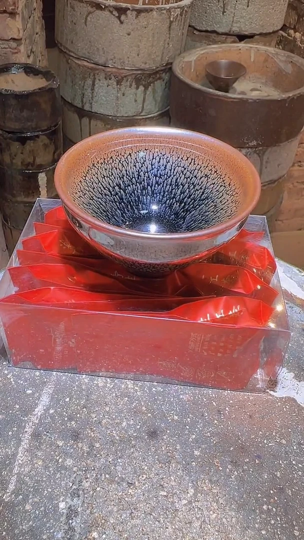 茶盏鹧鸪斑茶盏组合