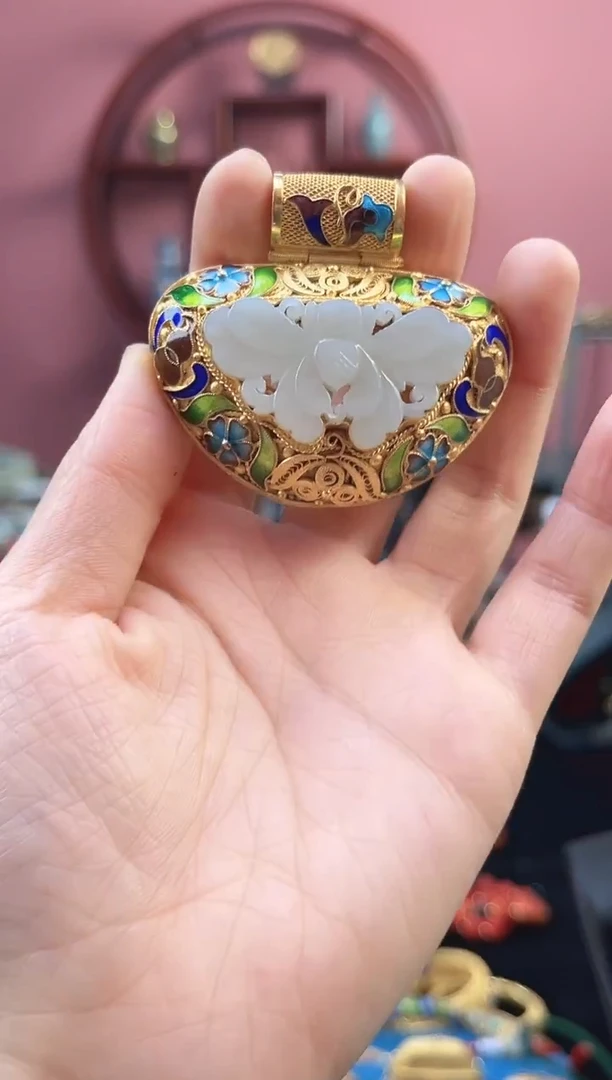 海*非遗 花丝镶嵌  吊坠