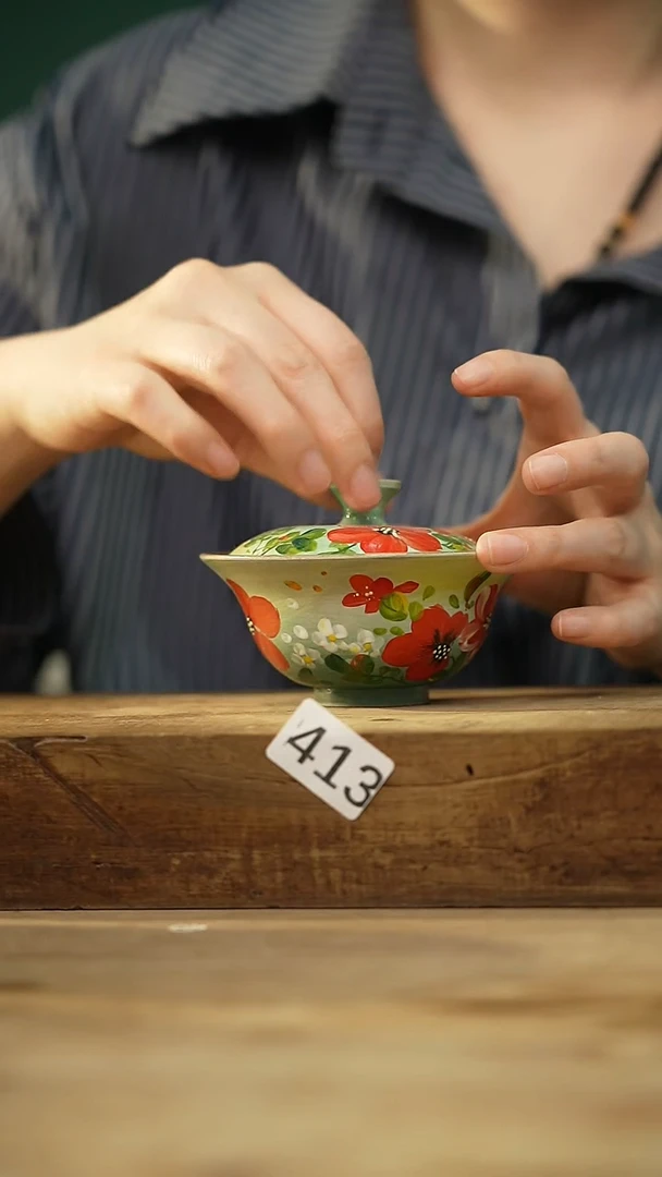 瓷片设计师手作款 油画风花卉系列！二期