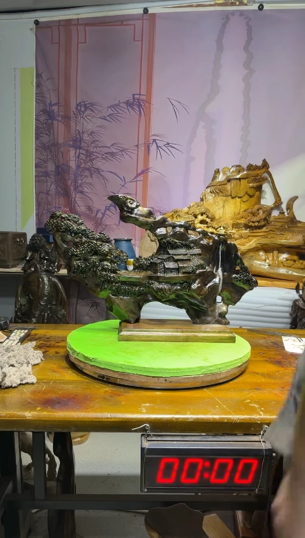 金丝楠西*马金丝楠木雕刻摆件