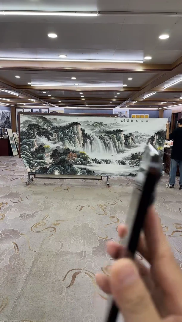 绘画绘画Y-邵明义-大丈二-山水画