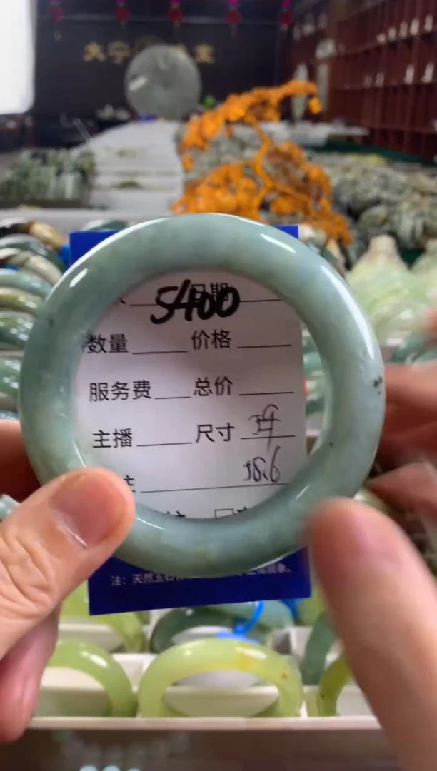 蛇纹石玉未镶嵌手镯5400