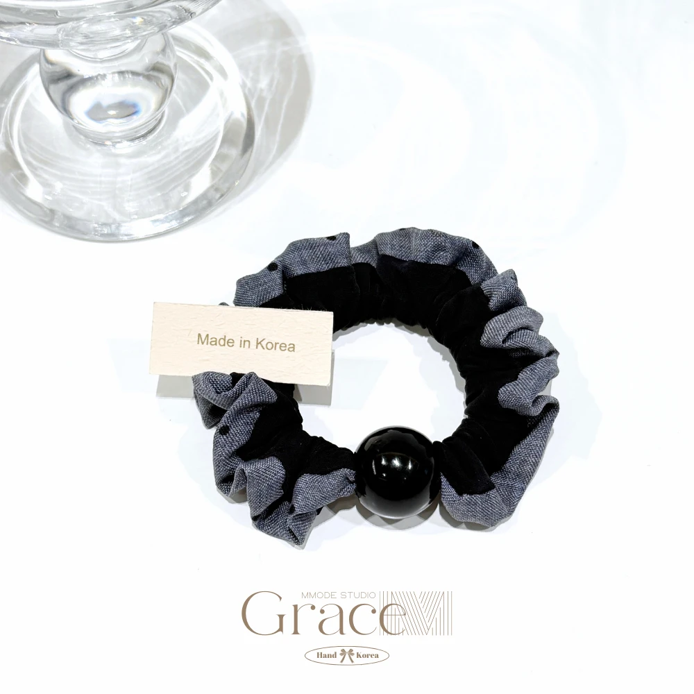 「质感小点」韩国25早秋百搭发绳高马尾发圈肠圈