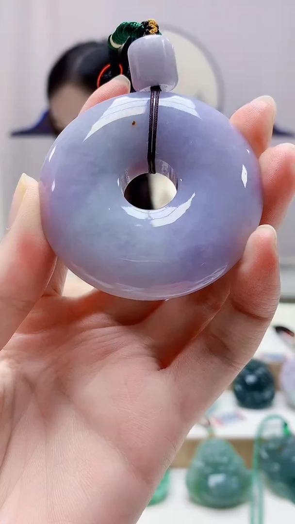 未镶嵌定制翡翠4852zm-毛货挂件6扣子