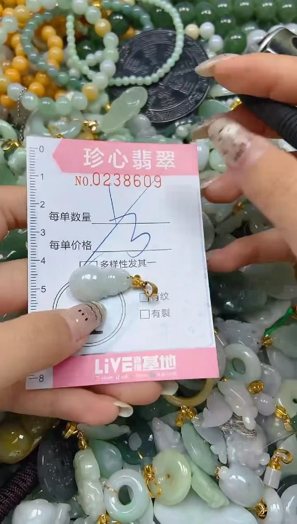 翡翠未镶嵌颈饰闪购0238609多样性发其一