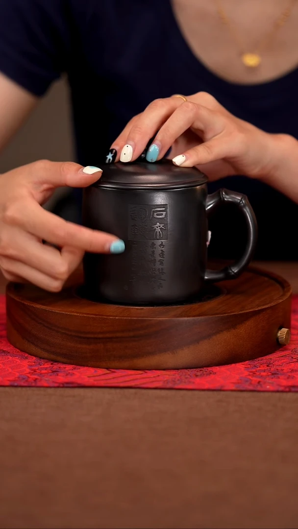 茶杯紫砂原矿紫砂