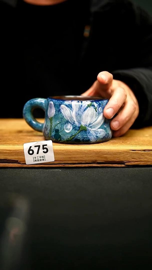 @@陶园瓷舍@@纯手工手绘@高温釉下彩