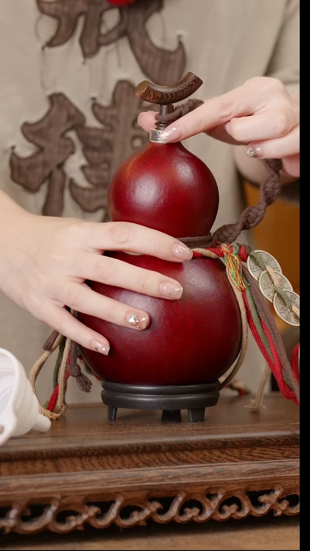 100号精品天然大漆酒葫芦一物一拍~