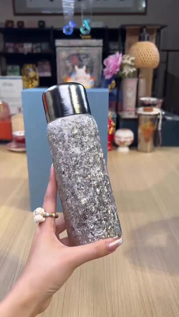 66青炫-罗马磁吸款纯钛杯420mL（本色）+