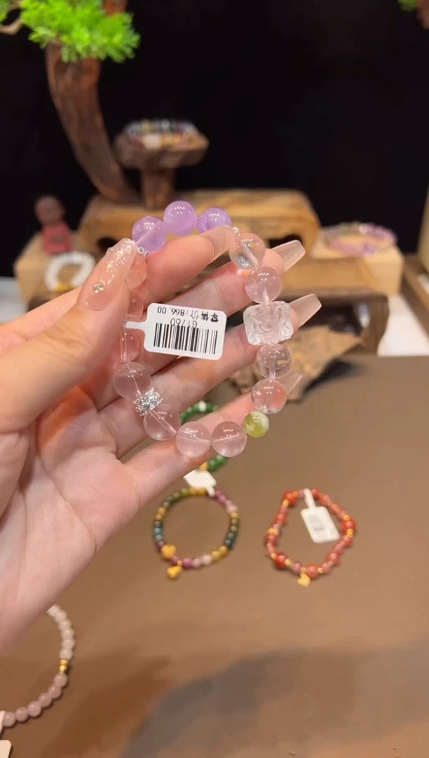 水晶手链未镶嵌手饰@@