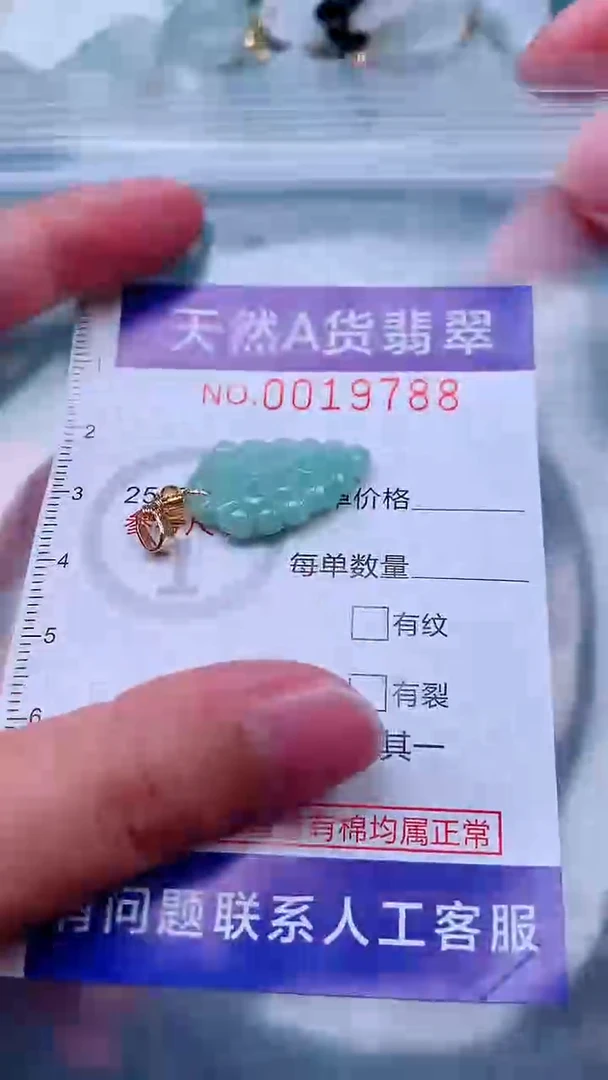 吊坠(不含链)未镶嵌翡翠1