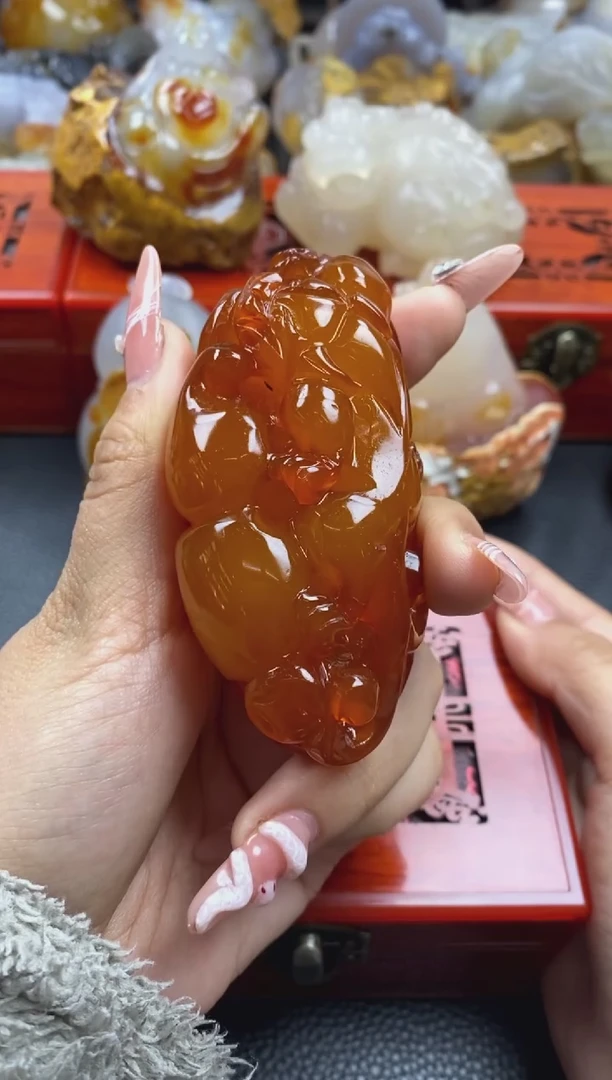 【闪购商品】玛瑙/玉髓手把未镶嵌00