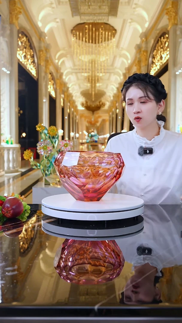 摆件YB00017琉璃艺术果碗