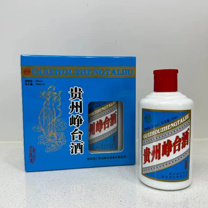 峥台贵州峥台酒 小酒 酱香型白酒53%Vol100ml*2瓶