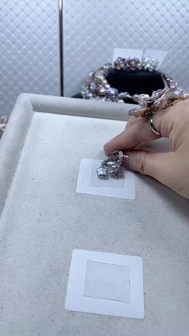 未镶嵌耳饰淡水珍珠【纯恬饰品】