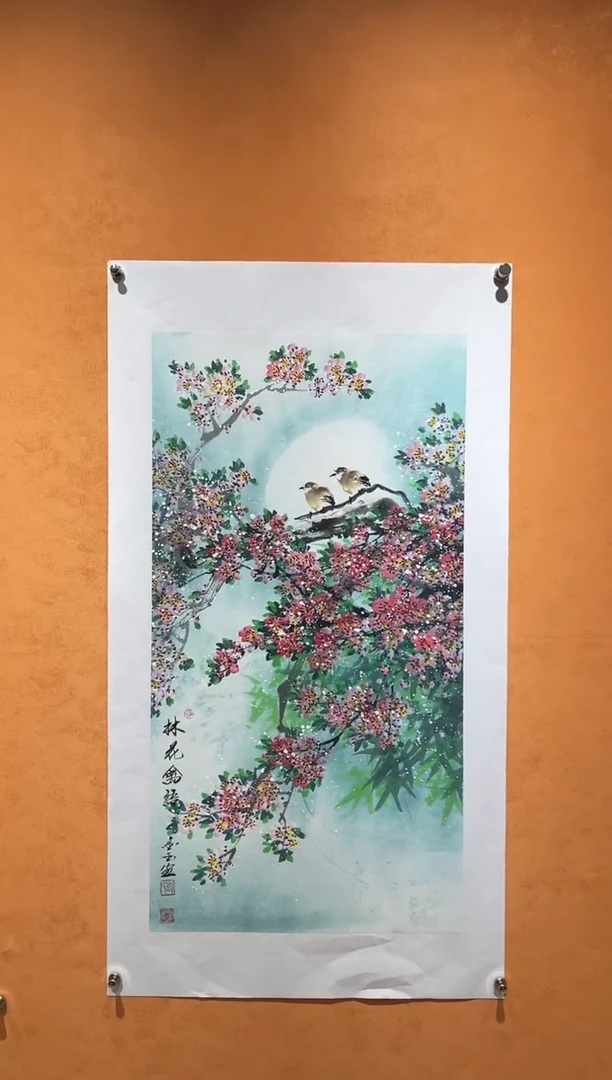 国画刘金玉老师亲笔手绘