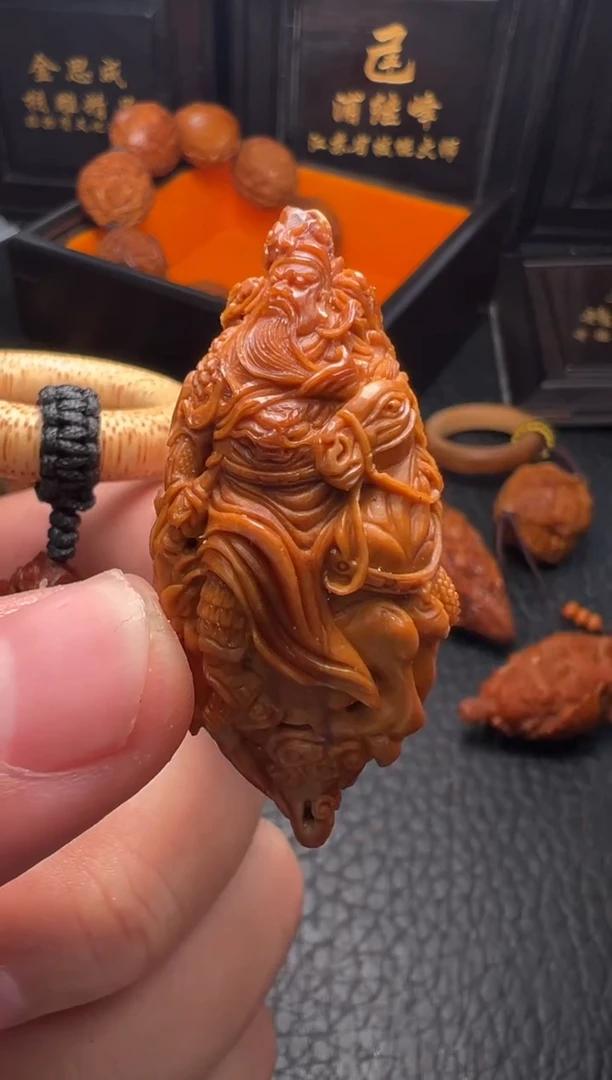手串/手链橄榄核回血陈航君九龙关公单件