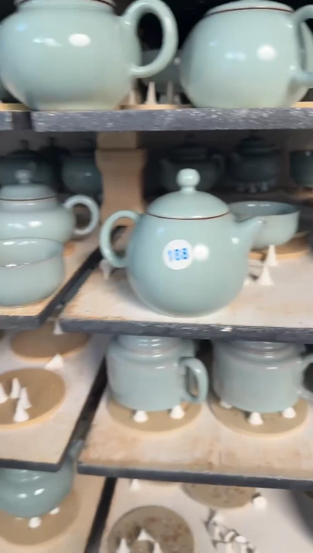 188-1龙蛋壶-佛肚杯（微瑕套）王占稳开窑-眉