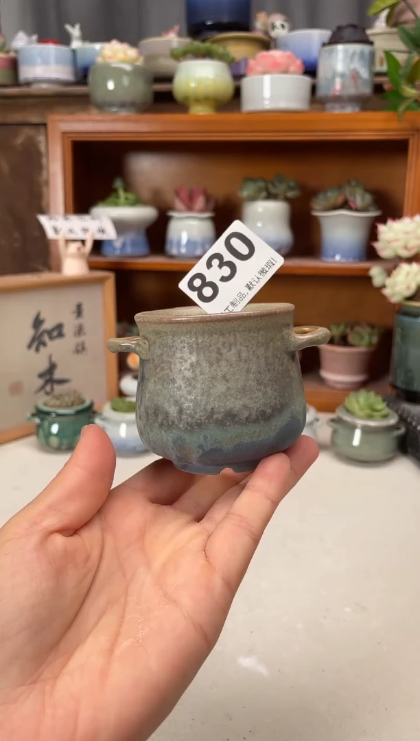瓷片830知木小芳花盆