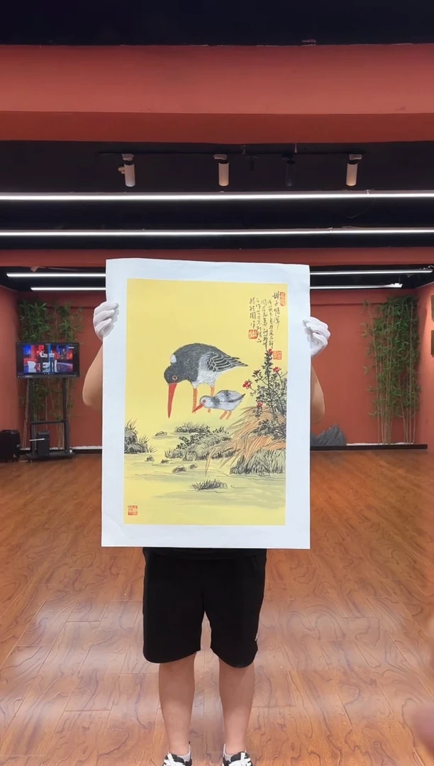 国画孙桂国老师作品，带合影证书15-16